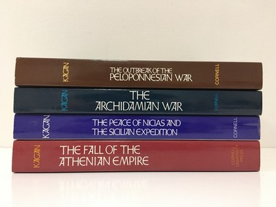 Donald Kagan: History of Athens & Peloponnesian War - 4 Volumes, Softcover 1994