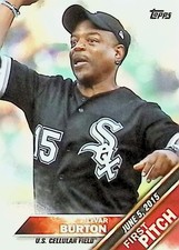 2016 TOPPS SERIES ONE FIRST PITCH #FP-13 LeVAR BURTON NM-MT