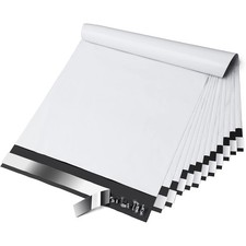 1000 10" x 13" 3 Mil White Poly Mailers Self Seal Bags For Shipping Small Items