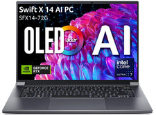 Ordinateur PC portable 14'' OLED Core i7 RTX 4050 Swift X SFX14-72G-75KD ACER