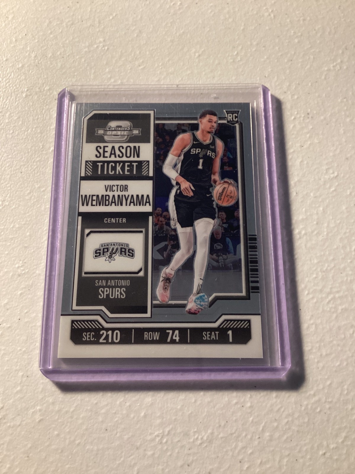 2023-24 Panini Contenders Optic - Season Ticket Victor Wembanyama #56 (RC)