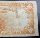 1922 $10 Gold Certificate Large Size Note United States - Circulated — photo 8