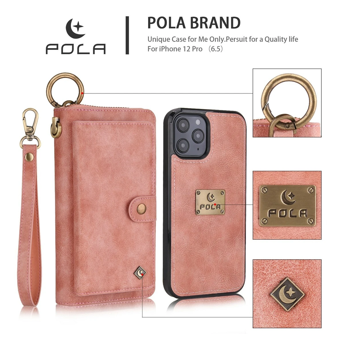 JZ National Style Design Custodia for per iPhone 11 PRO Wallet