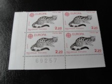 2 Blocs de 4 timbres de France neufs n° 2416 et 2417 de 1986