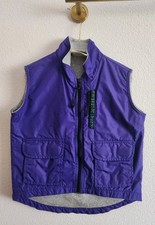 Vintage 90s REI Outdoor Fleece Lined Full Zip Windbreaker Vest Size 2T Purple