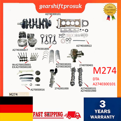 Für Mercedes Benz Kurbelwelle nkit  Fit  W242 S205 X117 A2740300101  M274  DTA