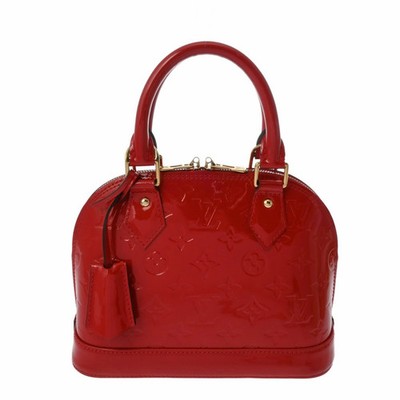 Louis Vuitton Monogram Vernis Alma BB Threes M90174 Handbag r0_0603