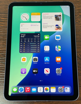 Apple iPad mini (6th Gen) -- 256GB Wi-Fi + 5G Cellular - Purple - 97% Excellent