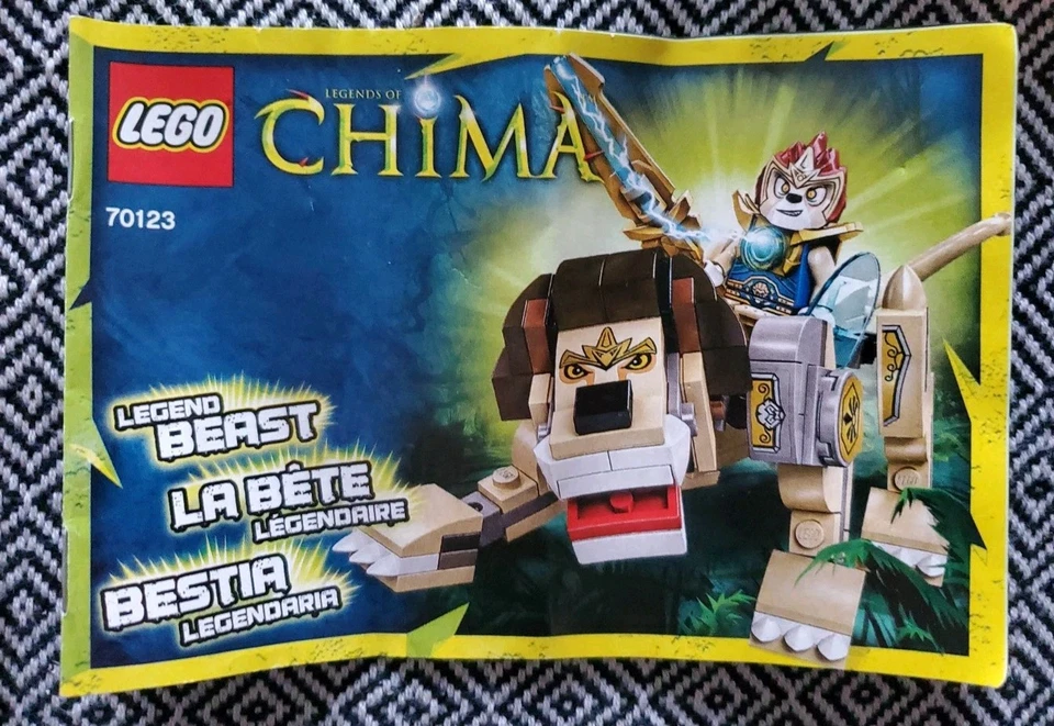 Lego Chima Tribe Pack Set & Lion Legend Beast (70123) & (70229) Complete - Image 2 of 4