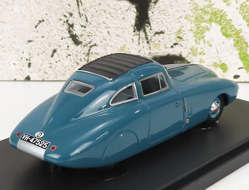 1/43 AUTOCULT OPEL GREY BLUE SUPER 6 STREAMLINER GERMANY 1938 - Immagine 2 di 3