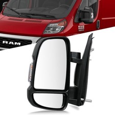 Driver Left Side Mirror for Dodge Ram Promaster 1500 LH Side, Black