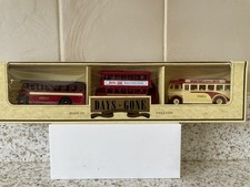 Lledo Diecast Set of 3 Buses Hebble Livery Bradford Halifax Burnley Destinations