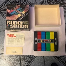 1979 Milton Bradley Super Simon Electronic Vintage Memory Game Tested Working 