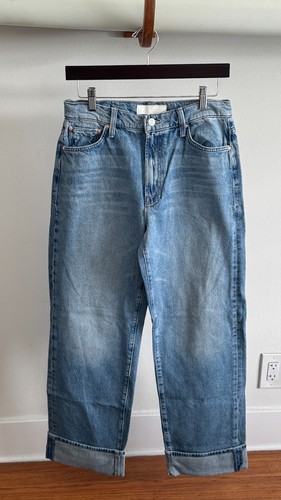 MOTHER Denim The Dodger Skimp Cuff in Leap of Faith Superior Size 26