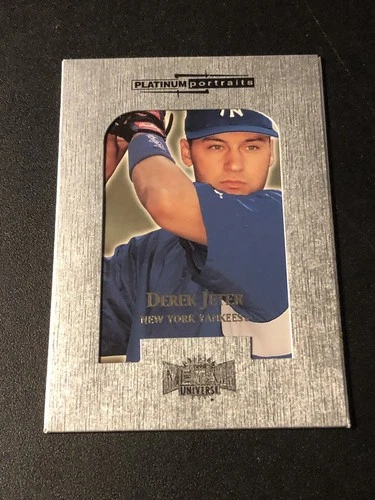 1998 Metal Universe Platinum Portraits Derek Jeter #7PP HOF