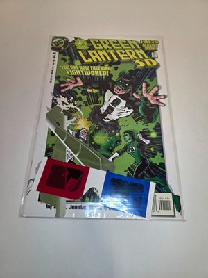 DC Comic Book 1998 3D Green Lantern #1 Unopened! With original glasses!