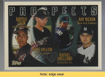 1996 Topps Prospects Bartolo Colon Ray Ricken Doug Million Rookie RC READ 0e7