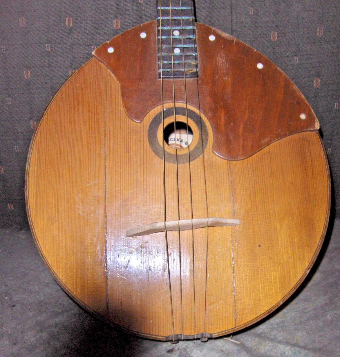 Vintage Alto Domra, Made in USSR, Includes Soft Case - Ready to Play!