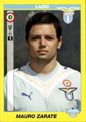 2009 Panini Footballers #261 MAURO ZARATE Lazio Figure