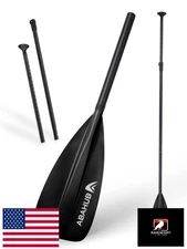 Abahub SUP Paddle 3-Piece Adjustable Stand Up Lightweight Aluminum Shaft