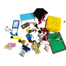 ROBLOX Celebrity Adopt Me Pet Store Playset Figures And Accessories Lot EUC
