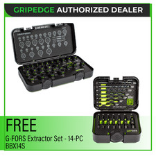 GRIPEDGE MX32S 32 Piece Master Socket Extractor Set + G-FORS Extractor Set 14pc