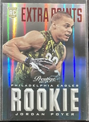 Jordan Poyer 2013 Prestige Extra Points Red Parallel Rookie RC Eagles Bills