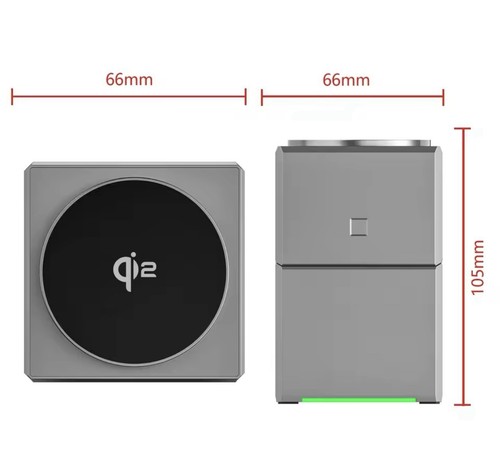 15W Qi2 3 in 1 Magnetic Quick Wireless Charge Station for iPhone Watch Earbuds - Picture 4 of 4