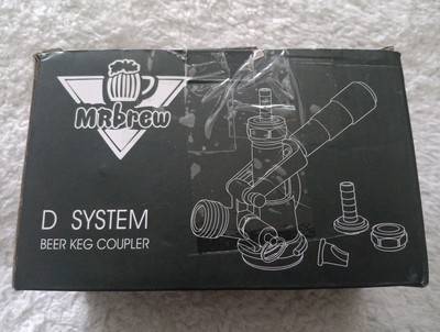 Mr Brew D-System Beer Keg Coupler, Stainless Steel Probe, 