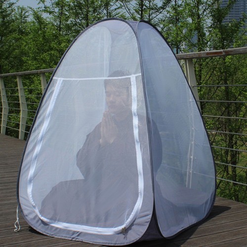 Zen Style Mesh Net Tent For Buddhist Meditation And Mindfulness Practice - Picture 11 of 48