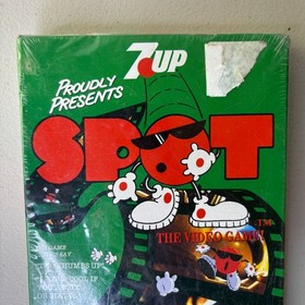 Spot The Video Game 7up Nintendo NES 1990 NEW Sealed Plastic Damaged Box Vintage