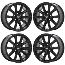 18" Cadillac CT4 Gloss Black wheels rims Factory OEM set 4860 4858 EXCHANGE