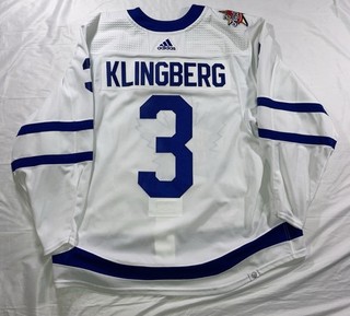 John Klingberg Game Worn Used Jersey 4 Games 2023