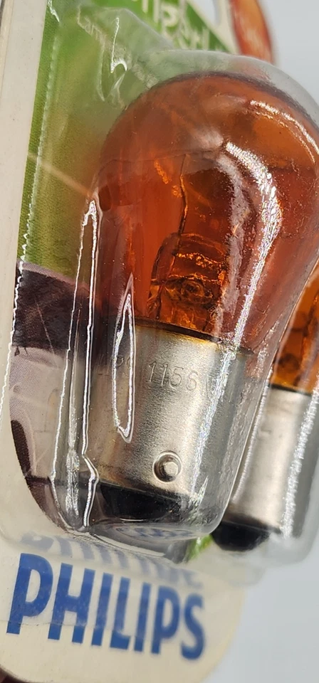 Philips LongerLife 1156NA 26,88 W Dos Bombillas Señal de Giro Delantera Luz de Repuesto Foto 3 de 3