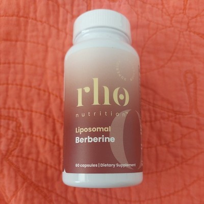 Rho Nutrition Liposomal Berberine Capsules Ultra High Absorption 60 Caps 07/27