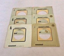 45 RPM 7" RECORD SLEEVES CO. SLEEVE 6 PACK SEE PHOTOS Monument Records SLV361
