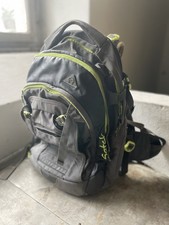 Satch Schulrucksack Schulranzen Rucksack Grau Grün Backpack Tasche Gray Ranzen
