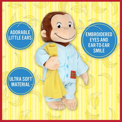 Curious George Peluche Multicolore Peluche Morbido per Bambini Età 2+ - Foto 3 di 6