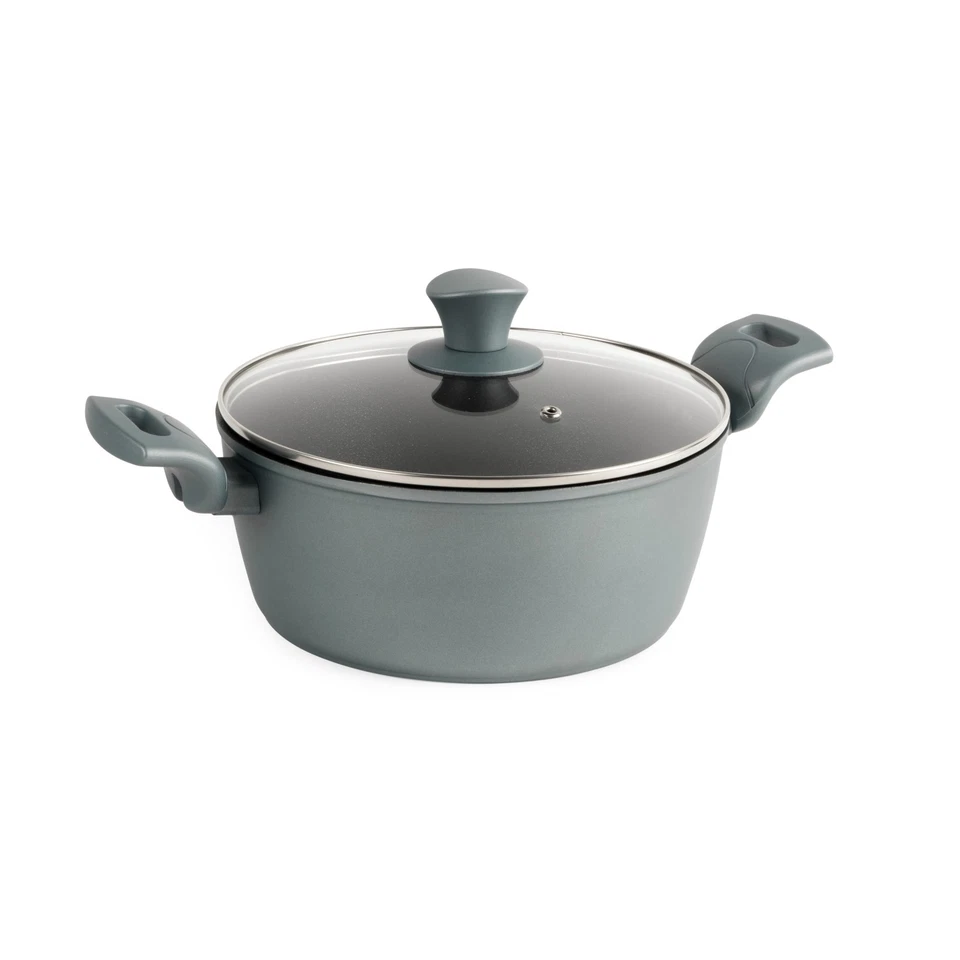 Progress Stockpot with Lid 24 cm Shimmer Range Dishwasher/Metal Utensil Safe
