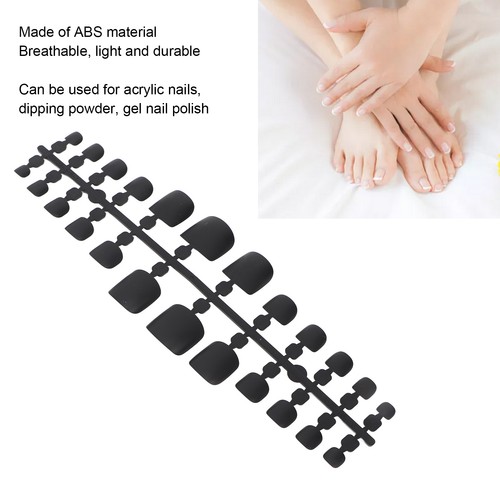 240pcs Adhesive False Toe Nails DIY Full Cover Breathable Artificial Toe Nai ISP - Picture 6 of 12