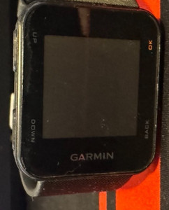 Garmin Forerunner 25 GPS Running Watch Black Tested Working GOLF SPORT RUN 