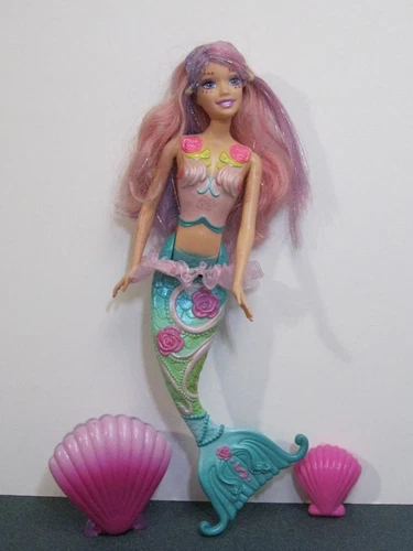SHELLA/SKIRT/SEASHELLS SET Barbie Fairytopia Mermaidia Doll Mermaid J0720 2005