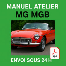 Manuel Atelier MG MGB 1962-1980 Revue Technique Français RTA CD PDF