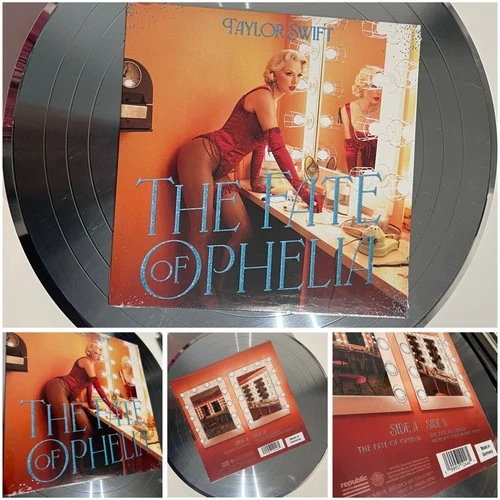 Taylor Swift - The Fate of Ophelia - Orange Glitter Vinyl 7" Single