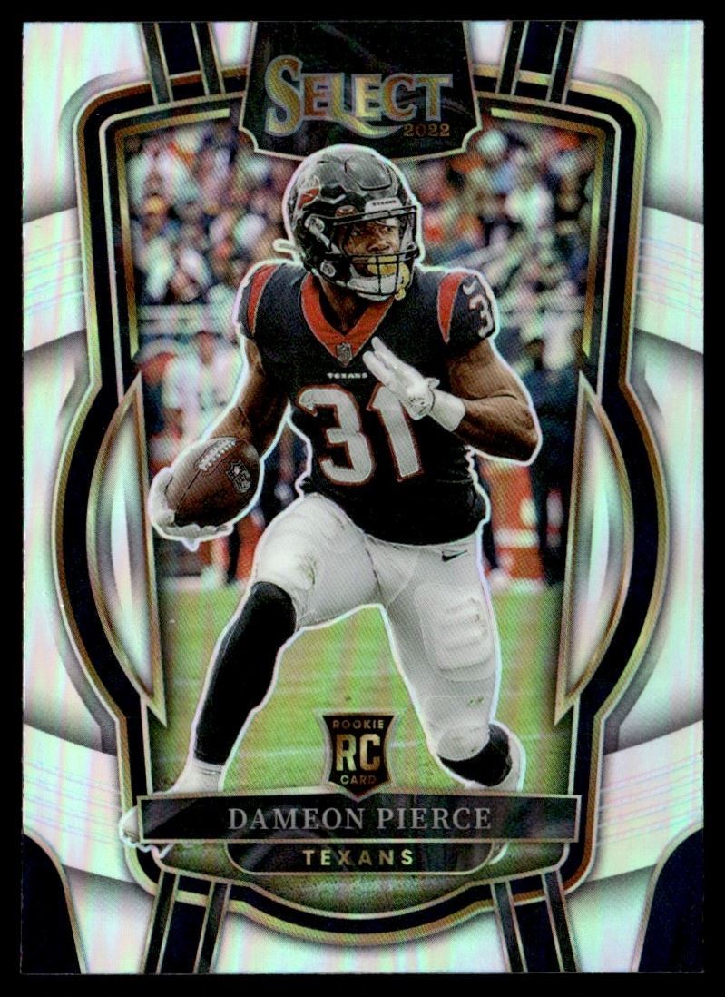 2022 Select Silver Prizms Dameon Pierce Rookie Houston Texans #261