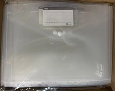 Agoer 42 Stück Dokumententasche A4, Breitere Größen Dokumentenmappe zum Abheften