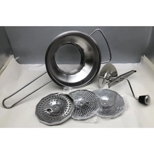 Rotary Food Mill Potato Ricer with Interchangeable Disks See photos *READ