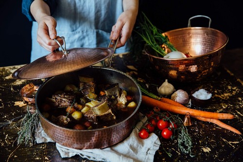 Saute Pan with Lid | 3 Qt, 10 in diameter x 3 in deep | Naturally Non-Stick T... - Picture 6 of 7