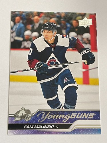 2023-24 Upper Deck Young Guns Sam Malinski #716 rookie card
