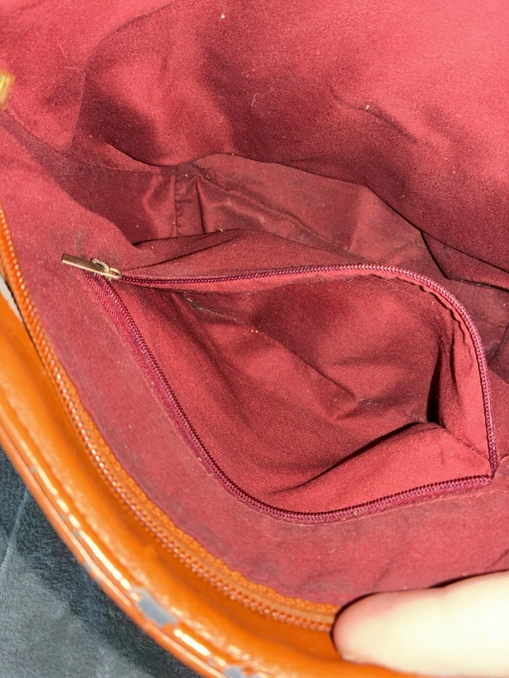 Bolso de hombro Michael Kors Vanessa mediano de cuero en color naranja/equipaje Foto 4 de 4